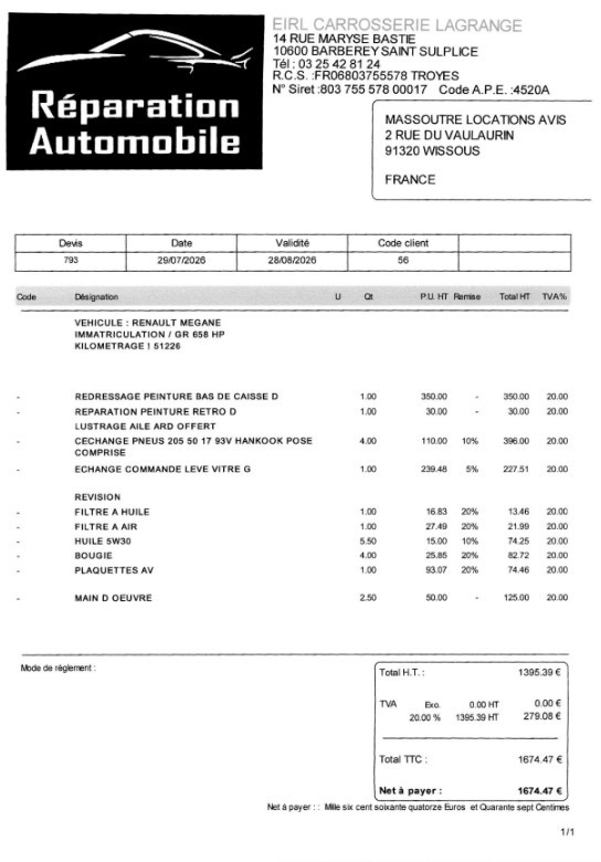 RENAULT MEGANE IV BERLINE TCe 140 EDC Techno — expertise
