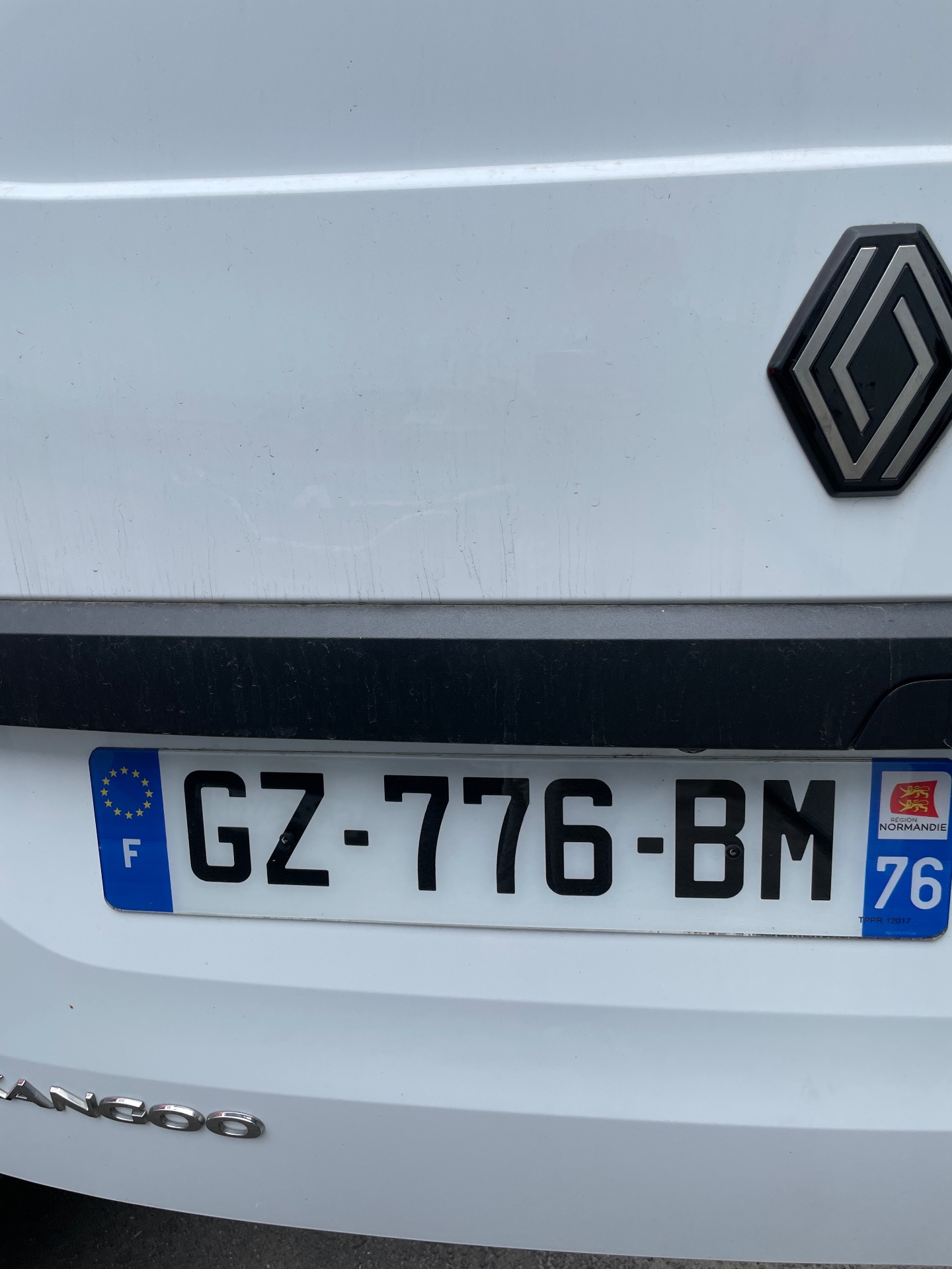 RENAULT KANGOO VAN FG TOLE BLUE DCI 95 L1 GSR2 EXTRA — expertise