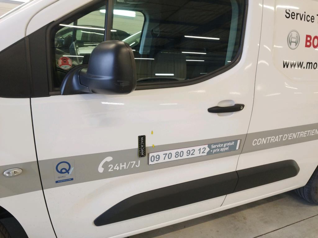 PEUGEOT PARTNER FOURGON STANDARD 650 KG BLUEHDI 130 S&S EAT8 ASPHALT — expertise